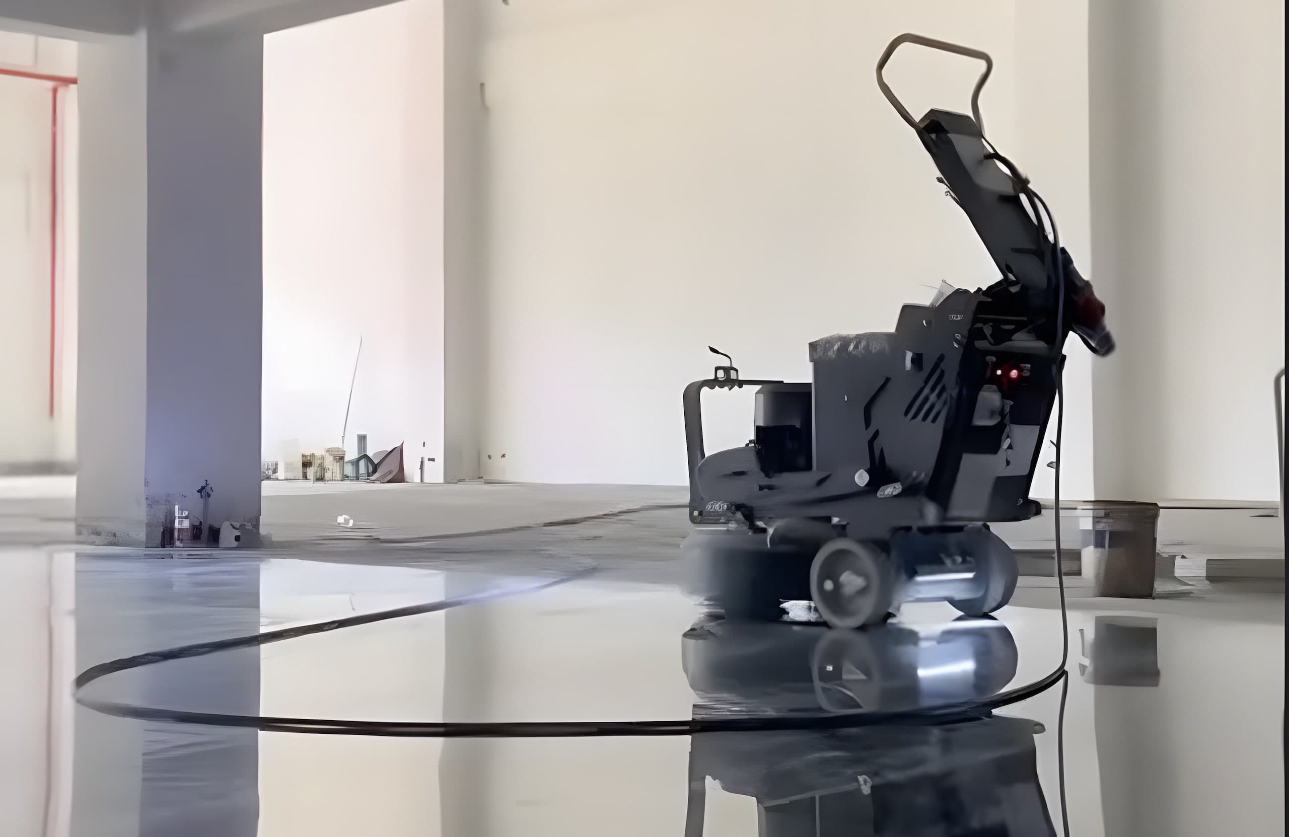 CreteBot Model 3S compact autonomous grinding robot